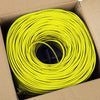 Cmple 1000ft Cat6 Lan Ethernet Cable Yellow | Unshielded | CMR Riser 23AWG UTP