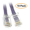 ACCL 3ft Cat6 RJ45 Bootless Ethernet Patch Cable, Purple