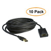 ACCL 16 Feet Black USB 2.0 High Speed Active Extension Cable