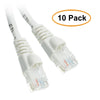 ACCL 6 Feet RJ45 Snagless/Molded Boot White Cat6 Ethernet Lan Cable