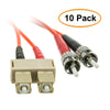 ACCL 22.96ft (7 Meter) SC to ST Fiber Optic Cable, Multimode, Duplex, 62.5/125