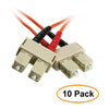 ACCL 9.84ft (3 Meter) SC to SC Fiber Optic Cable, Multimode, Duplex, 62.5/125