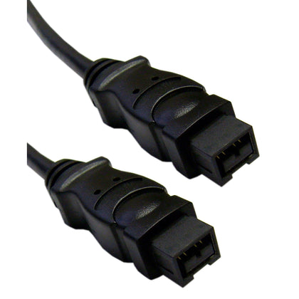 ACCL 10ft Firewire 800 (9 Pin Male to 9 Pin Male) IEEE-1394b Cable, Black