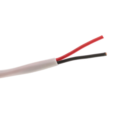 ACCL Plenum Speaker Cable, Pure Copper, 18 AWG/2 Conductor, 7 Strand / 0.386mm, CMP, Pullbox, White, 1000ft