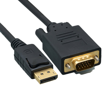 ACCL 10ft DisplayPort Male to VGA Male Video cable, Black