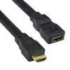 ACCL 6ft High Speed HDMI Male to HDMI Female 24AWG Extension Cable with Ethernet, Black
