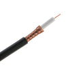 ACCL 18 AWG RG6U Coaxial Cable, Solid Copper Core, Copper Braid with 95% coverage, Black, 1000ft Pullbox