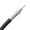 ACCL 18 AWG Quad Shielded RG6 Coaxial Cable, Solid Core, Black, 1000ft Pullbox