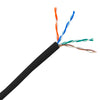 ACCL 1000ft Cat5e UTP Ethernet Cable, Solid, Pullbox, Black