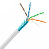 ACCL 1000ft Cat5e STP Ethernet Cable, Solid, Pullbox, 24 AWG, Pure Copper, White
