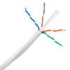 ACCL 1000ft Cat6 UTP Ethernet Cable, Solid, Pullbox, White