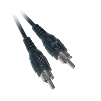 ACCL 35ft RCA Male to RCA Male Audio/Video Cable for Stereo Equipment, DVD players, & TVs, Black