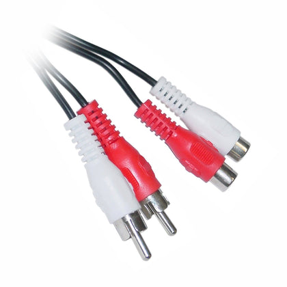 ACCL 12ft RCA Audio Extension Cable (2 RCA Male to 2 RCA Female), Dual Channel (Right and Left)