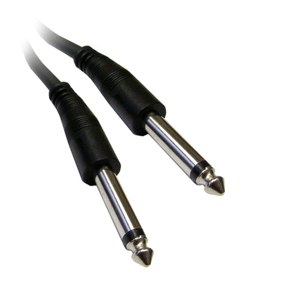 ACCL 100 Feet Black 1/4 Male to 1/4 Male Mono Patch Cable