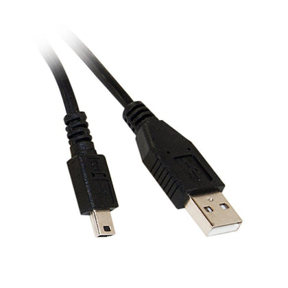 ACCL 1.5ft USB 2.0 A Male to 5 Pin Mini-B Male Cable, Black