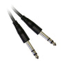 ACCL 25 Feet Black 1/4 Male to 1/4 Male Stereo Patch Cable