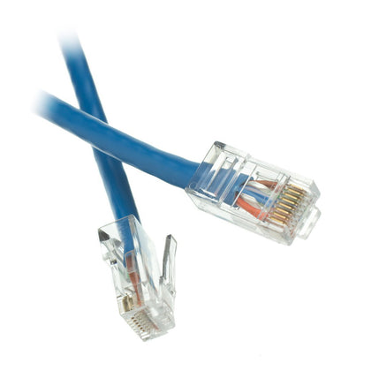 ACCL 14ft Cat5e RJ45 Bootless Ethernet Lan Cable, Blue