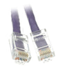 ACCL 1ft Cat5e RJ45 Bootless Ethernet Patch Cable, Purple
