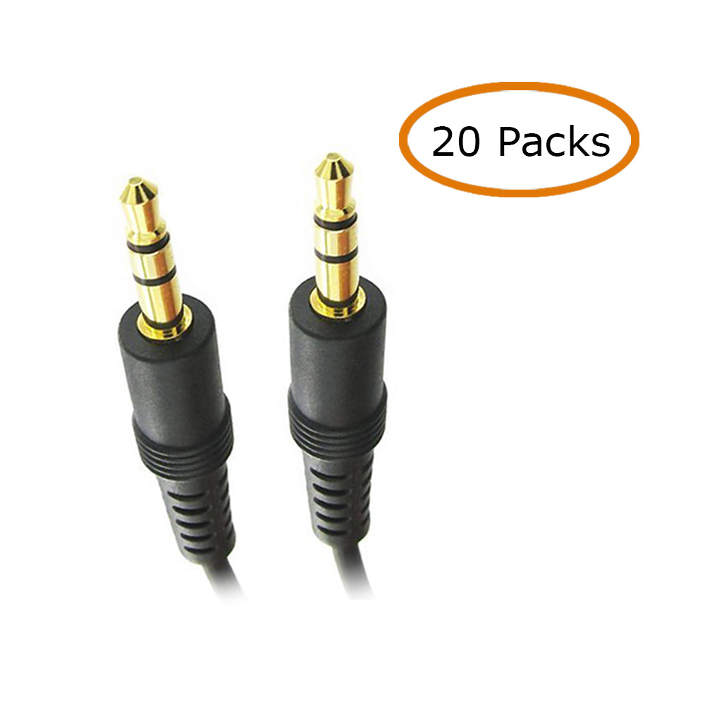 ACCL 25 Feet Premium Gold plated 3.5mm 1/8" Stereo Male to Male Cable