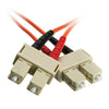 ACCL 82ft (25 Meter) SC to SC Fiber Optic Cable, Multimode, Duplex, 62.5/125