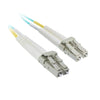 ACCL 82ft (25 Meter) LC to LC 10 Gigabit Aqua OM4 Fiber Optic Cable, Multimode, Duplex, 50/125