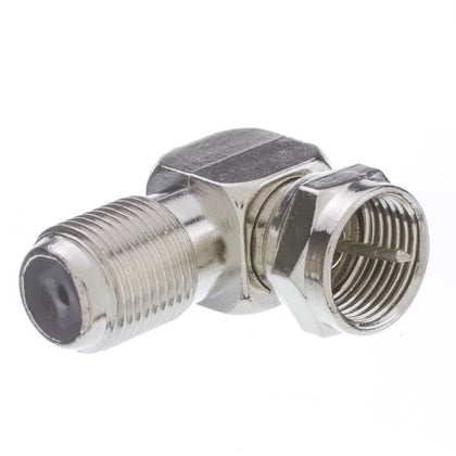 ACCL F-pin Right Angle Adapter, F-pin Female to F-pin Male