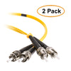 ACCL 9.84ft (3 Meter) ST to ST Fiber Optic Cable, Singlemode, Duplex, 9/125