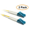 ACCL 6.56ft (2 Meter) LC to LC Fiber Optic Cable, Singlemode, Duplex, 9/125