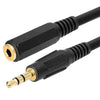 ACCL 3.5mm 1/8" Stereo Audio Aux Headphone Cable Extension Cord Male to Female 25 Feet