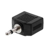 ACCL 3.5mm Mono Plug to 2x3.5mm Mono Jack Adapter