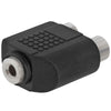 ACCL 3.5mm Stereo Jack to 2xRCA Jack Adapter - Straight