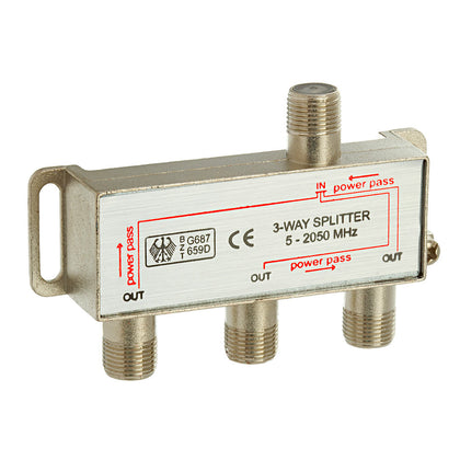 ACCL 3-Way Splitter 5-2050MHz F-Type