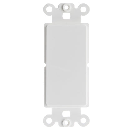 ACCL Decora Blank Wall Plate Insert, White