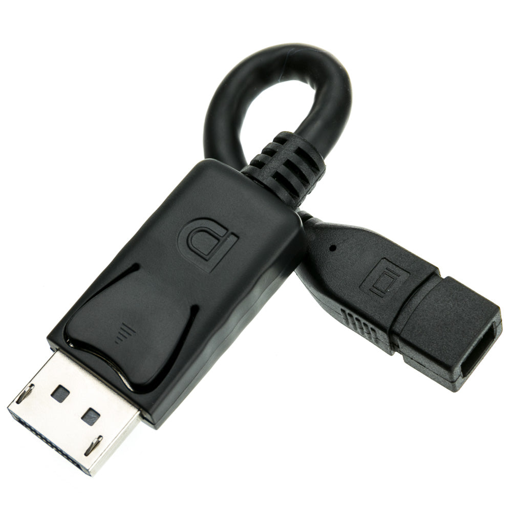 Displayport Power Adapter ACCL 6in DisplayPort Male to Mini DisplayPort Female Adapter Cable ...
