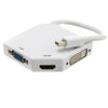 ACCL Mini DisplayPort to HDMI, VGA or DVI 3-IN-1 Adapter
