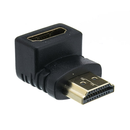 ACCL HDMI Male to HDMI Female Right Angle Adapter 90 Degree Reverse