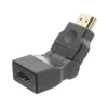 ACCL HDMI Male To HDMI Female Swivel Adapter Rotates 360 Degrees Tilts 180 Degrees