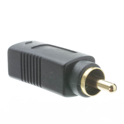 ACCL S Video to RCA Adapter S-Video (MiniDin4) Female to RCA Male, Gold Connectors