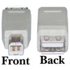 ACCL USB A to B Adapter, Type A Female to Type B Male