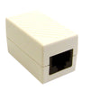 ACCL RJ45 Female Cat6 Unshielded Coupler, White