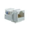 ACCL Toolless RJ45 Female Cat5e Keystone Jack, White