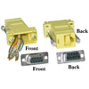 ACCL DB9 Female to RJ45 Jack Modular Adapter, Yellow