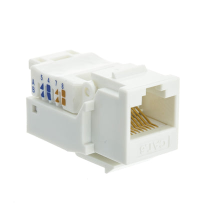 ACCL RJ45 Female Cat6 Keystone Jack Toolless, White