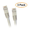 ACCL 7 Feet RJ45 Snagless/Molded Boot Shielded Cat6 Gray Ethernet Patch Cable