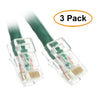 ACCL 6ft Cat6 RJ45 Bootless Ethernet Patch Cable, Green