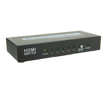 ACCL HDMI High Speed with Ethernet Switch, 5 way, 5x1