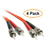 ACCL 16.4ft (5 Meter) ST to ST Fiber Optic Cable, Multimode, Duplex, 62.5/125