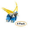 ACCL 6.56ft (2 Meter) SC to ST Fiber Optic Cable, Singlemode, Duplex, 9/125