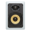 ACCL 5.25" Surround Sound 2-Way In-Wall/In-Ceiling Kevlar Speakers (Pair) - Rectangular