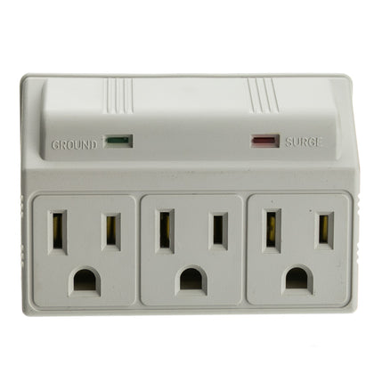 ACCL Surge Protector 3 Outlet MOV 270 Joules LED Power Indicator